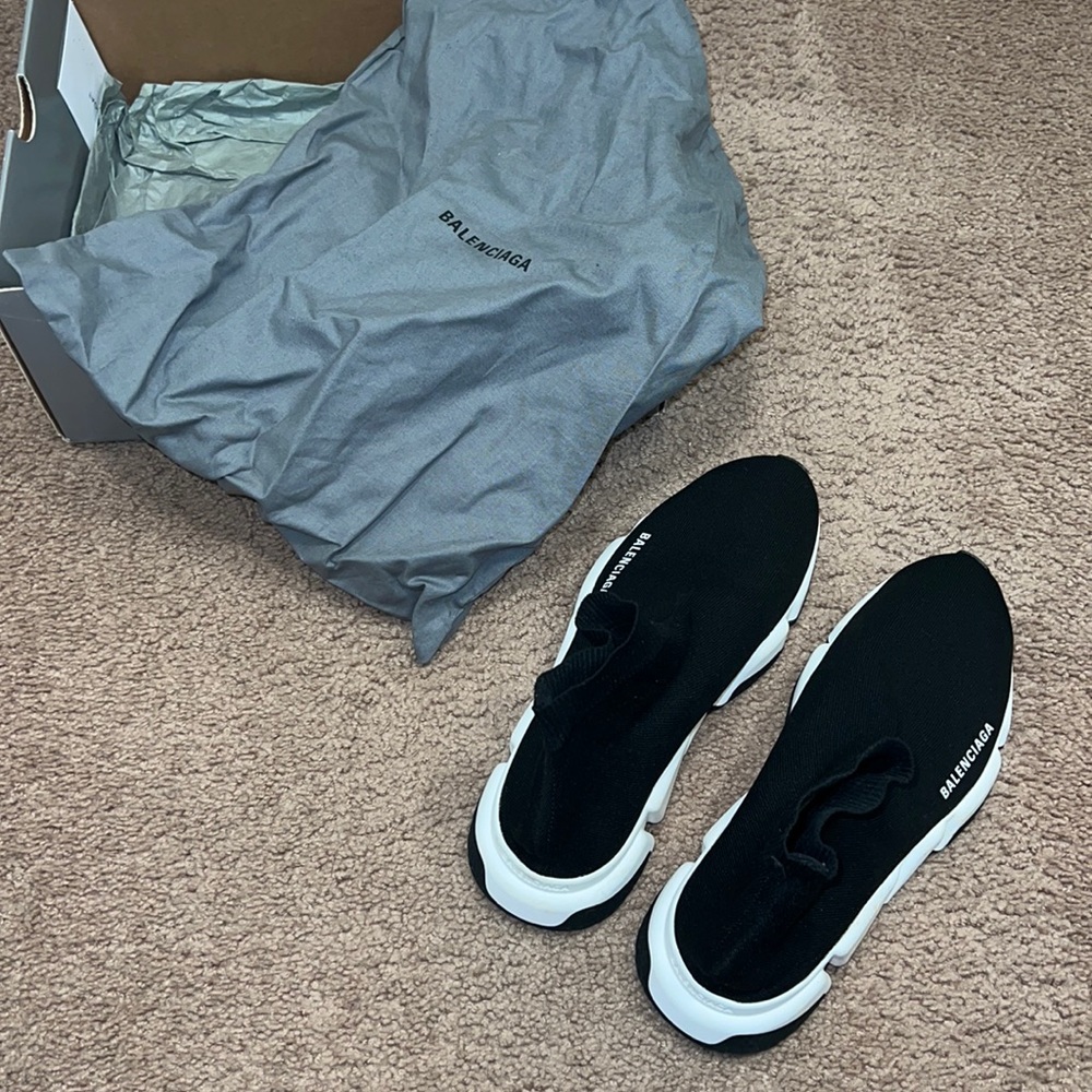 Barely worn balenciaga's with bag and box.
